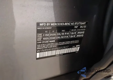 2022 Mercedes-Benz Gla 250 4Matic z USA, uszkodzony, nr VIN W1N4N4HB8NJ402827